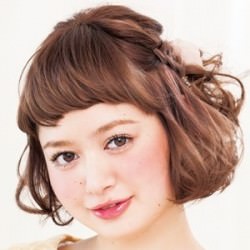 ふんわりハーフアップ×ロマンティックな三つ編み♡ ヘアアレンジ ショートヘア