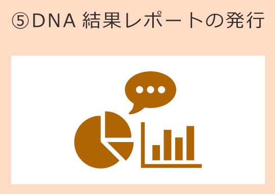 DNA結果レポートの発行