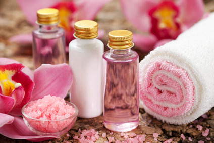 body care products or spa still life