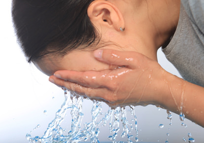 洗顔剤と頭皮