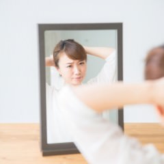 帽子のあとがつきにくい方法