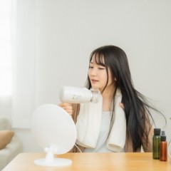 髪の毛にベストなドライヤーのタイミング