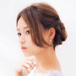 ワンランク上のお団子パーティーアレンジ　ヘアアレンジ　ミディアムヘア