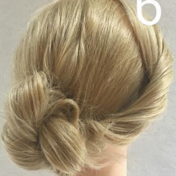 セレブ風簡単☆サイドシニヨン　ヘアアレンジ　ロングヘア