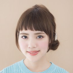 シニヨン基本テクニック♪　ヘアアレンジ　ミディアムヘア