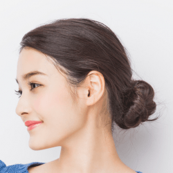 大人簡単ねじりアップ ヘアアレンジ ロングヘア