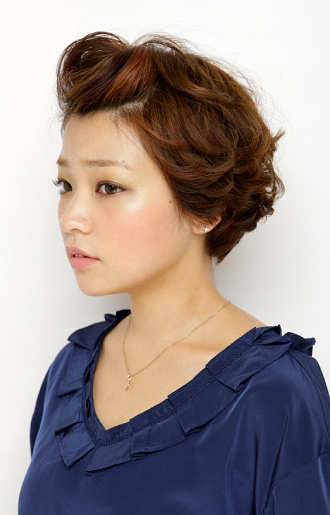 リーゼント風ショートアレンジ ヘアレシピ 頭美人