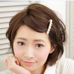 ルーズ可愛いカジュアルスタイル ヘアアレンジ ショートヘア