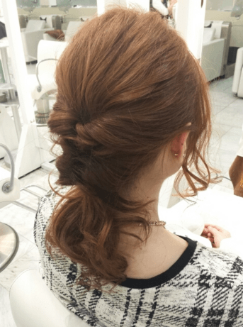 簡単くるりんぱヘアアレンジ