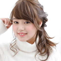 ツイスト編みがポイント★簡単サイドアレンジ ヘアアレンジ ミディアムヘア