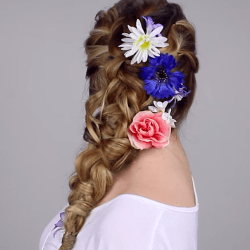 ラプンツェルのヘアアレンジ ヘアアレンジ ロングヘア