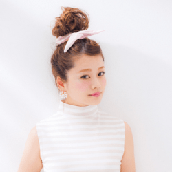 ビッグリボンおだんご ヘアアレンジ ミディアムヘア