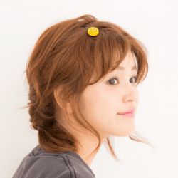 くるりんぱで作る簡単ラフアレンジ ヘアアレンジ ショートヘア