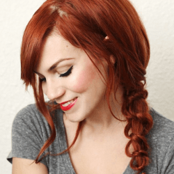 ノットヘアでつくるサイドアレンジ ヘアアレンジ ロングヘア