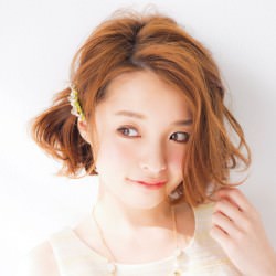 ふわピタ耳かけヘア ヘアアレンジ ショートヘア