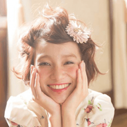 ふわふわ&くるんなアレンジ ヘアアレンジ ショートヘア