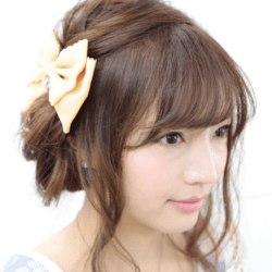 ワンランク上の三つ編みアレンジ ヘアアレンジ ミディアムヘア