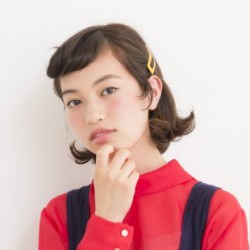 外ハネミックスで首まわりにヌケ感を! ヘアアレンジ ショートヘア