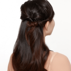 くるりんぱ×サイド寄せでかわいさ満点♡愛されハーフアップ　ヘアアレンジ　ロングヘア