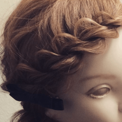 簡単前髪アレンジ☆ナチュ可愛デコ出し ヘアアレンジ ミディアムヘア