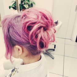 ぎゃくりんぱで簡単華やかアレンジ　ヘアアレンジ　ロングヘア