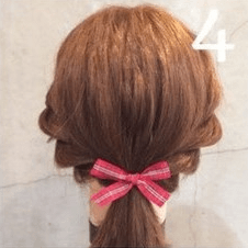 簡単ねじるだけ!ひとつ結びアレンジ☆ ヘアアレンジ ミディアムヘア