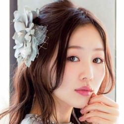 パーティにも使える♪華やかポンパ風ハーフアップ　ヘアアレンジ　ロングヘア