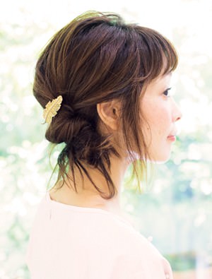 ☆伸ばしかけボブを上品に大人っぽく☆side