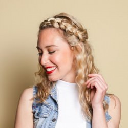 編み込みで作る♡ティアラ風アレンジ ヘアアレンジ ロングヘア