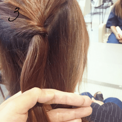 ふっわ。くしゃっ。簡単アップアレンジ3