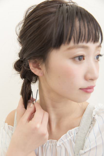 暑さをしのぐ！片寄せヘアアレンジ7