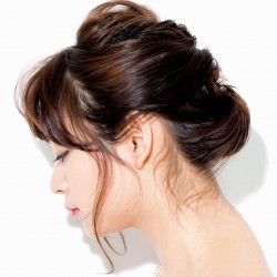 くるりんぱ初心者におすすめ！こなれギブソンタックのつくりかた　ヘアアレンジ　ミディアムヘア