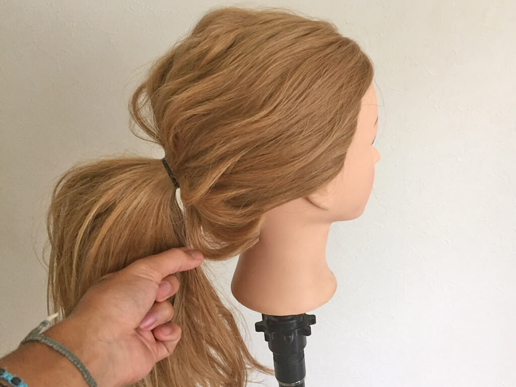 ポニーテールのちょい足しヘアアレンジ♪スカーフポニテの作り方