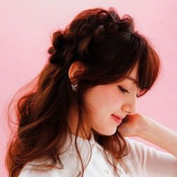 乃木坂46のまいやん風華やかハーフアップ☆ ヘアアレンジ ロングヘア