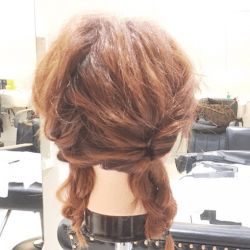 若槻千夏風!オトナのおさげ髪 ヘアアレンジ ミディアムヘア