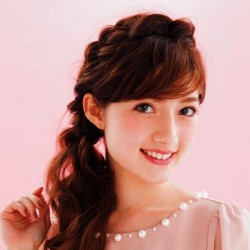 サイド三つ編みで平愛梨みたいな令嬢ヘアに♥　ヘアアレンジ　ロングヘア