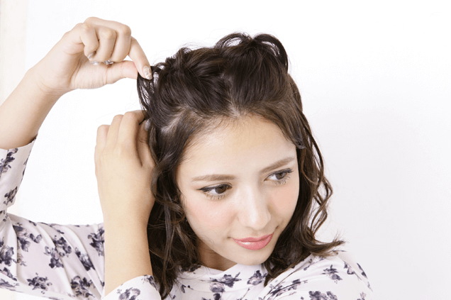 藤田二コルっぽい♪ねこ耳風ヘアアレンジ３