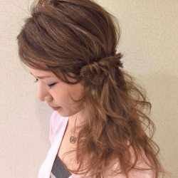 西内まりやみたいに男ウケ抜群なモテヘア ヘアアレンジ ミディアムヘア