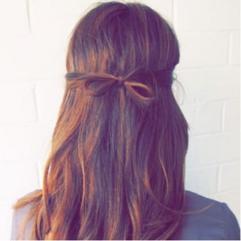 乃木坂46西野七瀬ちゃん風リボンアレンジ☆　ヘアアレンジ　ロングヘア