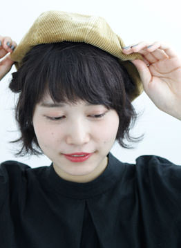 目指すはガッキー♪ポイントアレンジで耳を出して色っぽく5