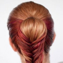 ボリュームたっぷり♡フィッシュボーンポニー ヘアアレンジ ロングヘア