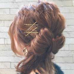 イベントに使える!自分の髪で作るリボンヘア ヘアアレンジ ロングヘア