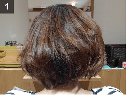 刈り上げボブのクールヘアアレンジ ヘアレシピ 頭美人