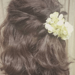 ショートヘアでも華やか♪ロープ編みヘアアレンジ ヘアアレンジ ショートヘア