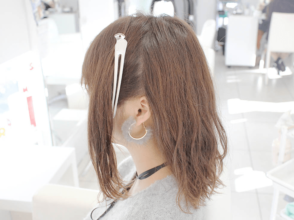 こなれ感あるくるりんぱボブヘアアレンジ♪2