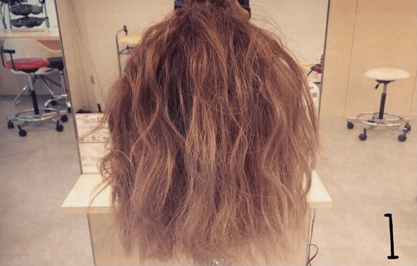 ショートヘアでもできる！抜け感のあるふわふわまとめ髪☆1