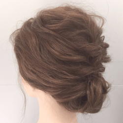 3段くるりんぱアレンジ ヘアアレンジ ミディアムヘア