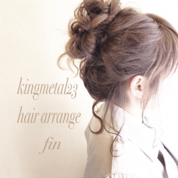 ボリューム満点!ダブルお団子 ヘアアレンジ ミディアムヘア