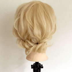 すきま時間に!ボブのねじりアップヘア☆ ヘアアレンジ ショートヘア