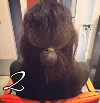 帽子に似合う！ヘアアレンジ☆メッシーバン2